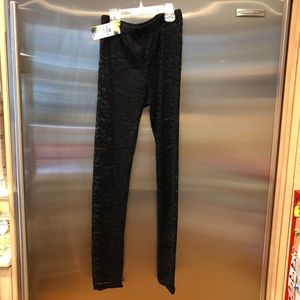 NWT Black Lace Oemen Leggings